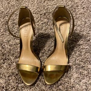 Gold heels